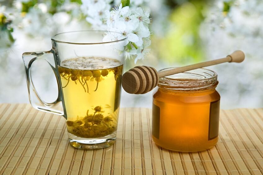 herbal tea with honey for parasites