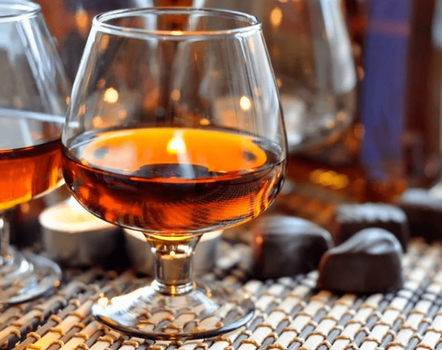 The derivative of the parasite by using cognac