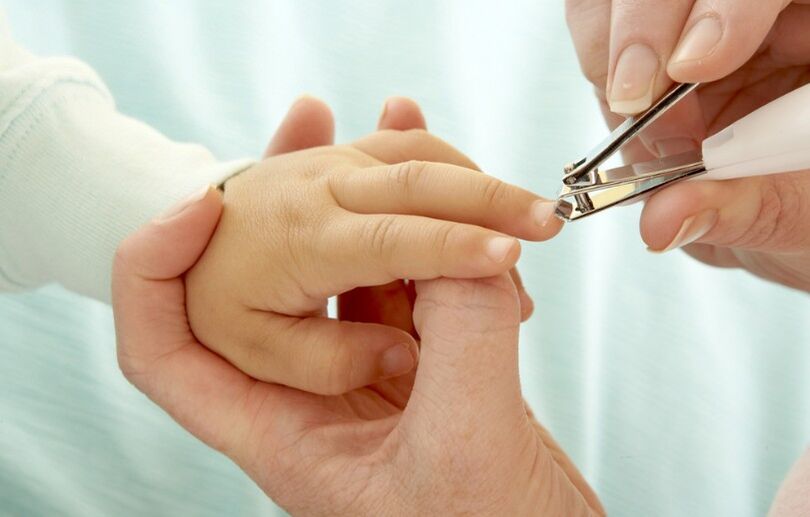Cut your nails for a child