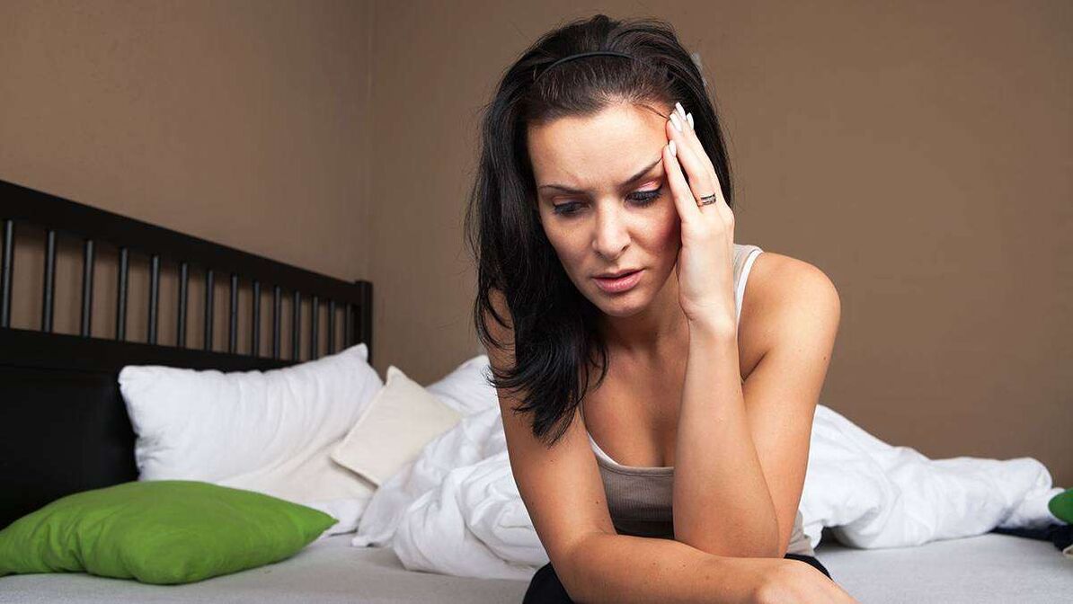 Headache due to parasites in the body