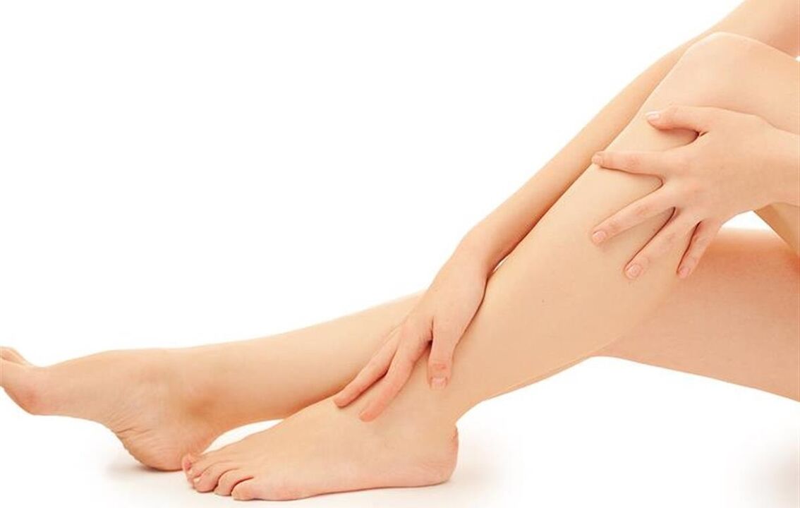 pain in the legs when there are parasites under the skin